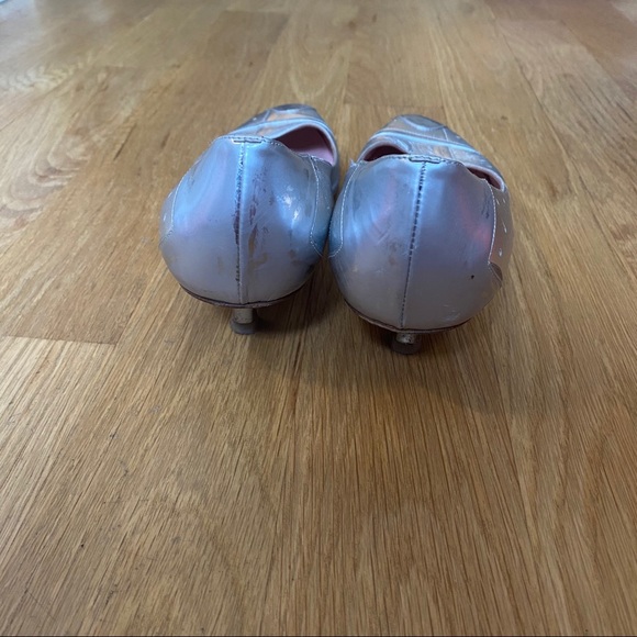 Giuseppe Zanotti Silver Kitten Heels 40.5 - Picture 6 of 10